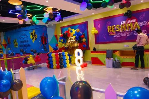 Living Room Birthday Decoration Setup in Ghaziabad